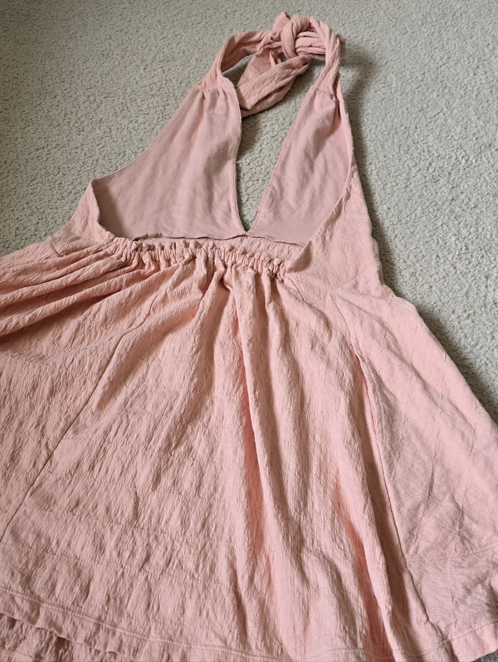 NWT Free People Beach Lucy Mini Dress Halter Size Small - Picture 10 of 12